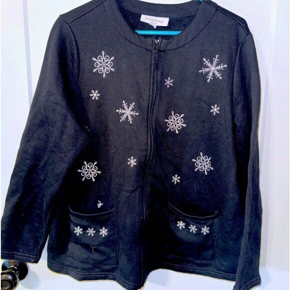 BRECKENRIDGE BRAND WOMENS PLUS SIZE SNOWFLAKE JACKET - Picture 1 of 4